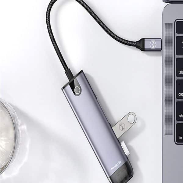 هاب 6 پورت USB-C مک دودو مدل HU-7740